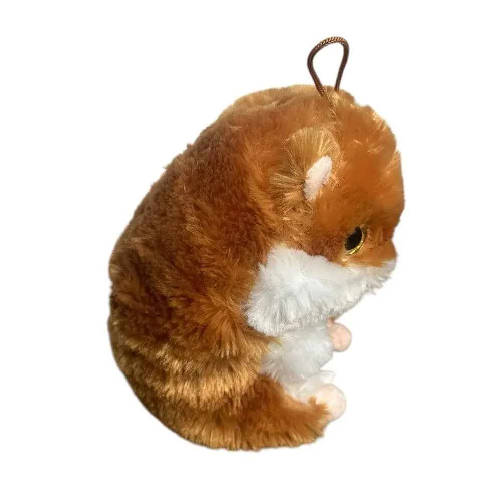 Plush Hamster Belly Buddies Brown Stuffed Animal 10”Nanco NEW